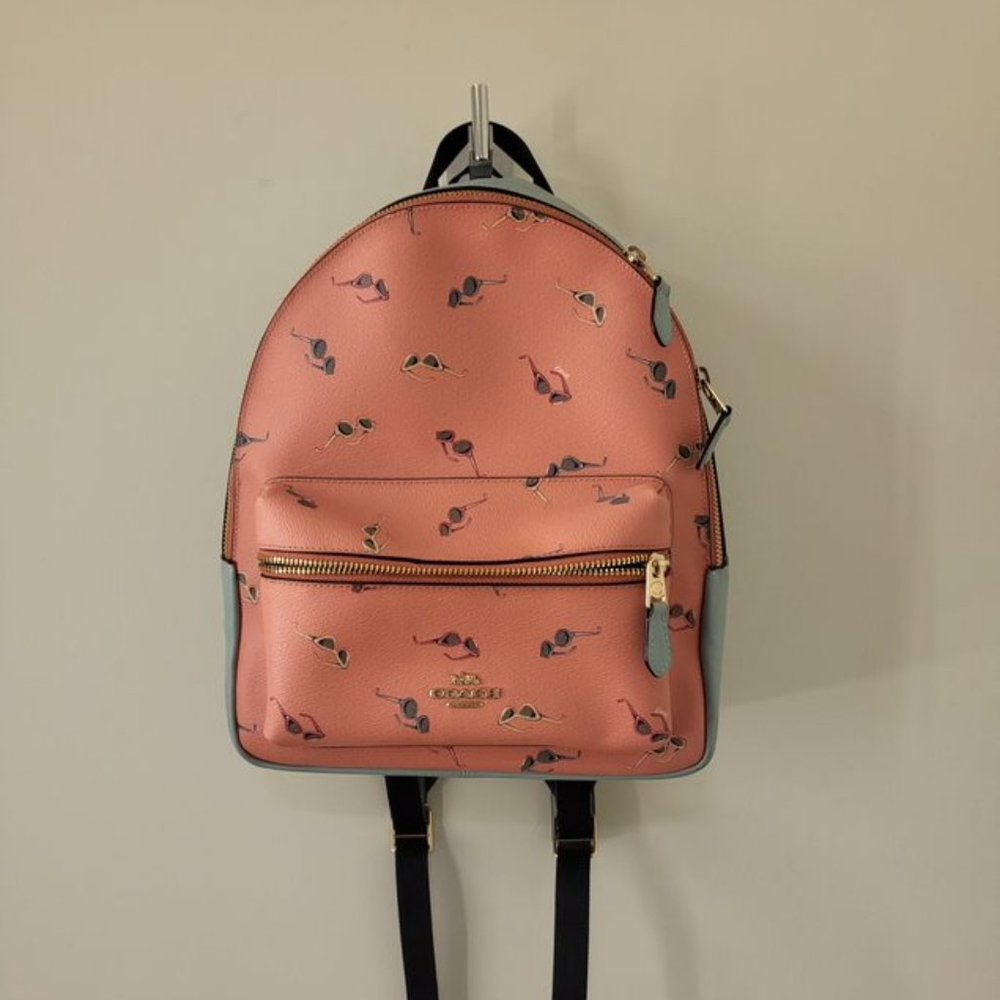 Medium Charlie Backpack With Sunglasses Print Plus … Gem